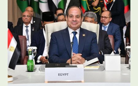 كلمة الرئيس عبد الفتاح السيسي أمام القمة العربية الإسلامية الطارئة