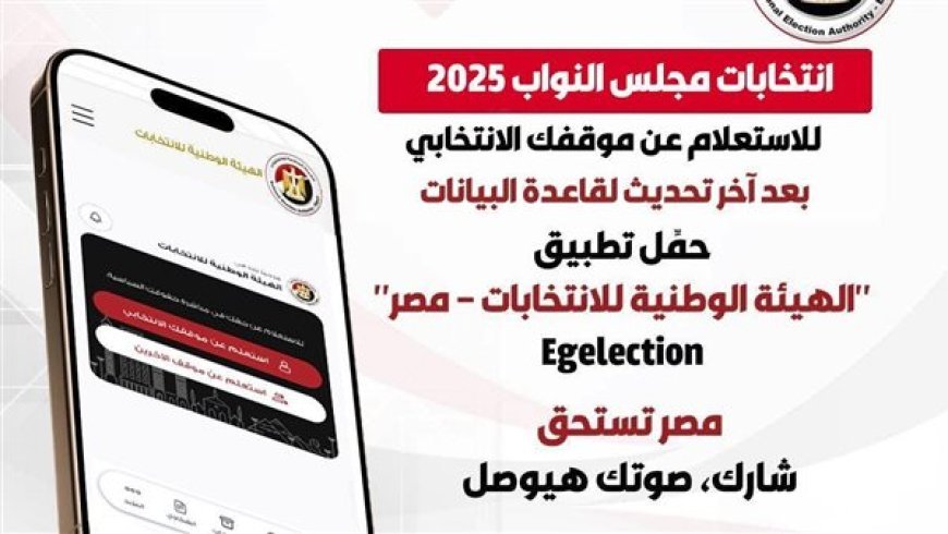 الهيئة الوطنية تروج لانتخابات مجلس النواب 2026: «مصر تستحق .. شارك صوتك هيوصل»