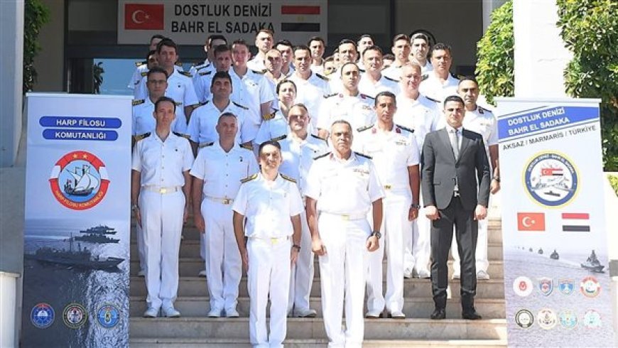 وصول عناصر من القوات البحرية المصرية إلى تركيا للمشاركة فى التدريب البحرى المشترك المصرى التركى " بحر الصداقة – 2025 "