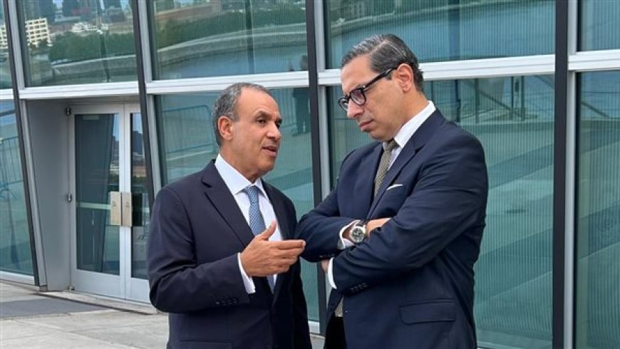 وزير الخارجية من نيويورك: تهجير الفلسطينيين من أرضهم خط أحمر بالنسبة لمصر