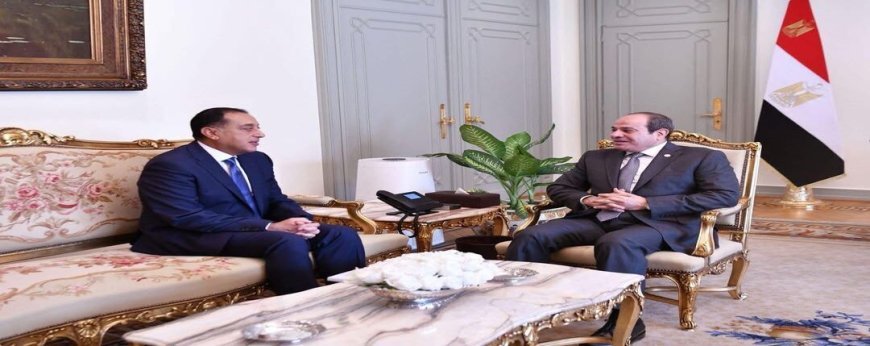 الرئيس السيسي يستعرض مع مدبولي نتائج اجتماعات نيويورك ويرحب بمبادرة ترامب لوقف الحرب في غزة